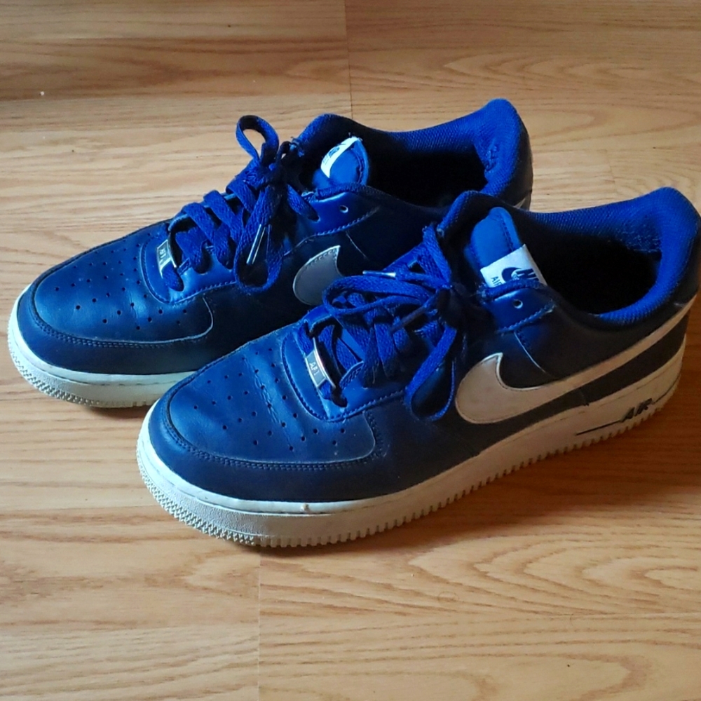 Navy Blue Air Force 1s